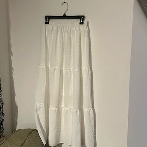 Beautiful full length white skirt. Tags still on